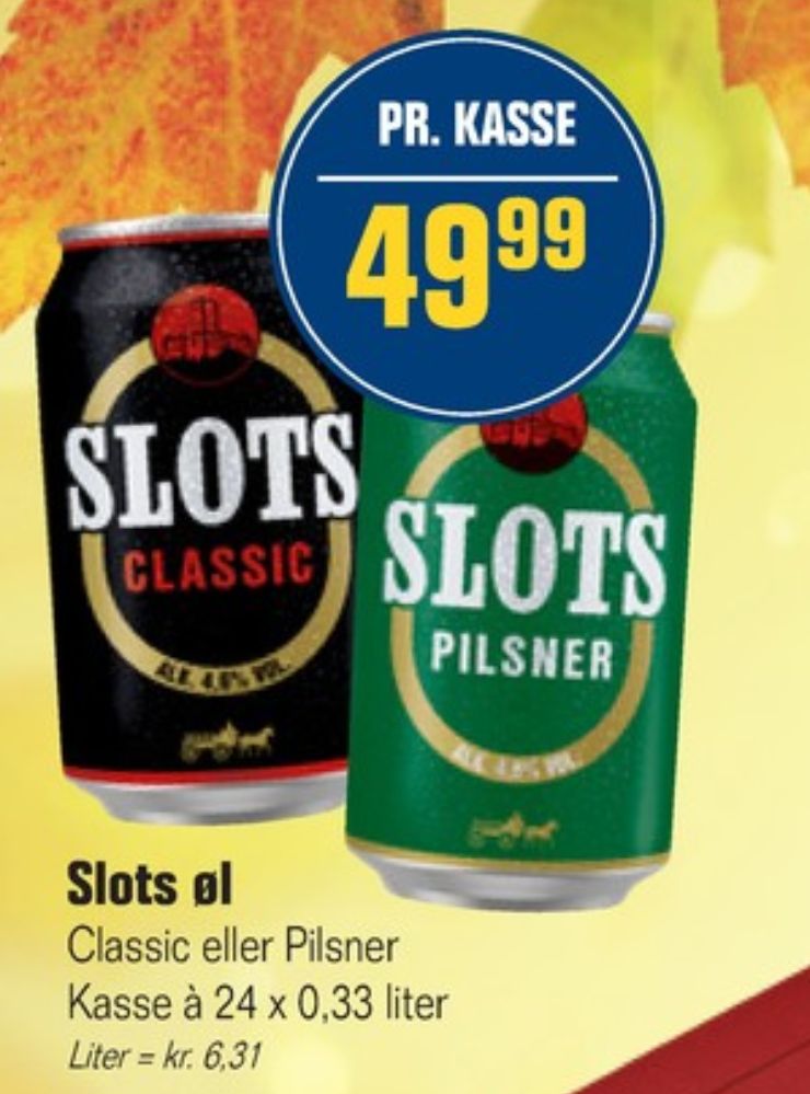 Slots Classic, Øl 24 pk.