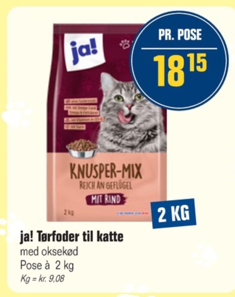 ja!, Kattefoder