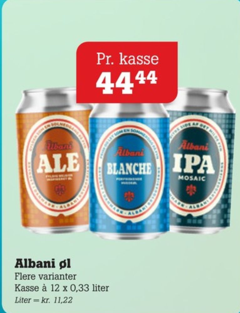 Albani Mosaic IPA, Specialøl 12 pk.