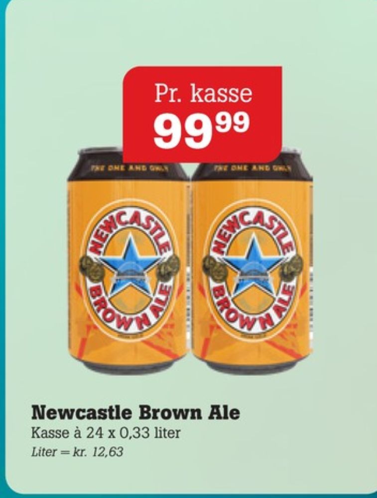 Newcastle Brown Ale, Specialøl 24 pk.