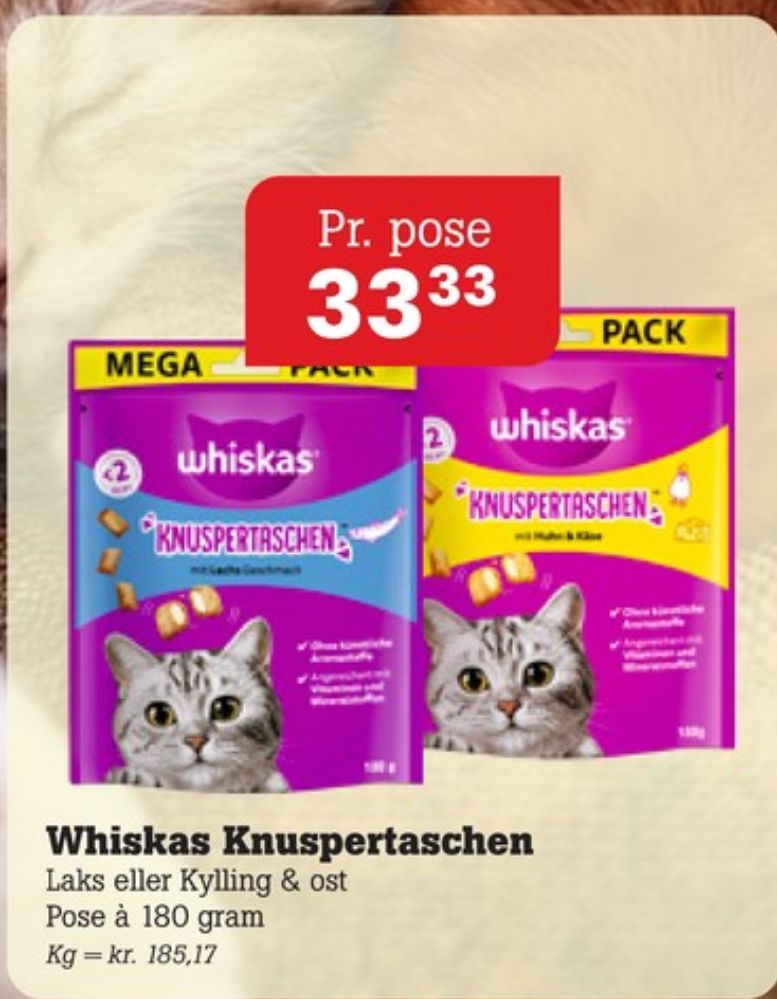 Whiskas, Kattesnacks