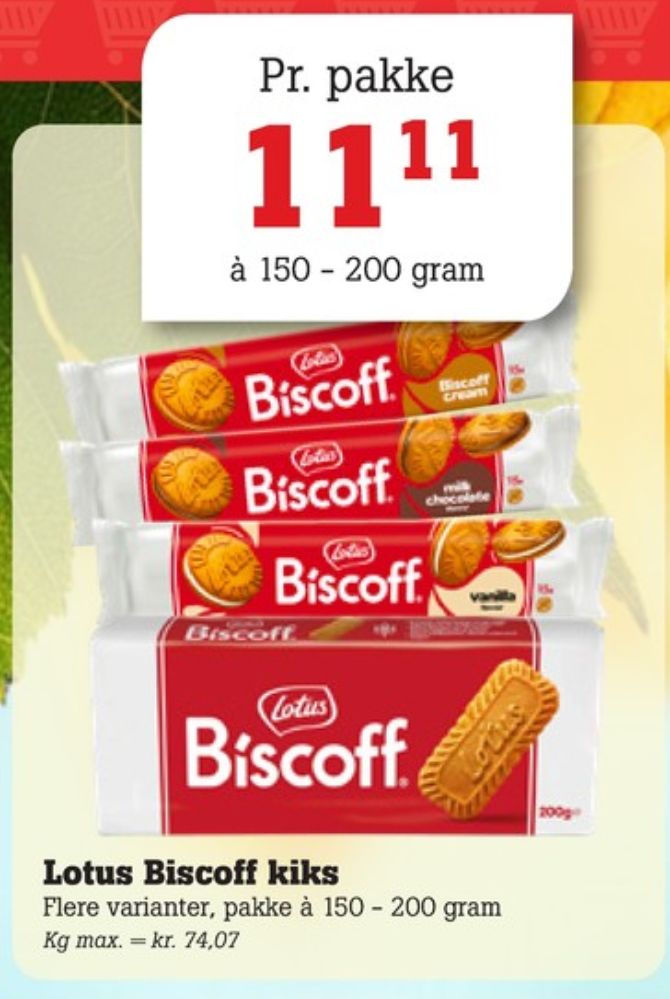 Lotus Biscoff, Biscoff Cream Kager
