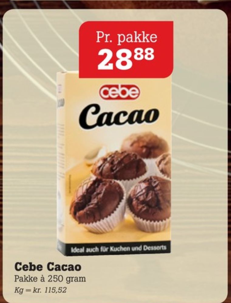 Cebe, Kakao