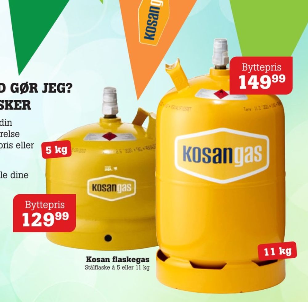 Kosan, Gasflaske