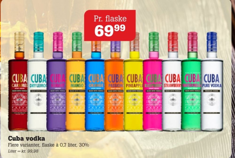 Cuba Dry Lemon, Vodka