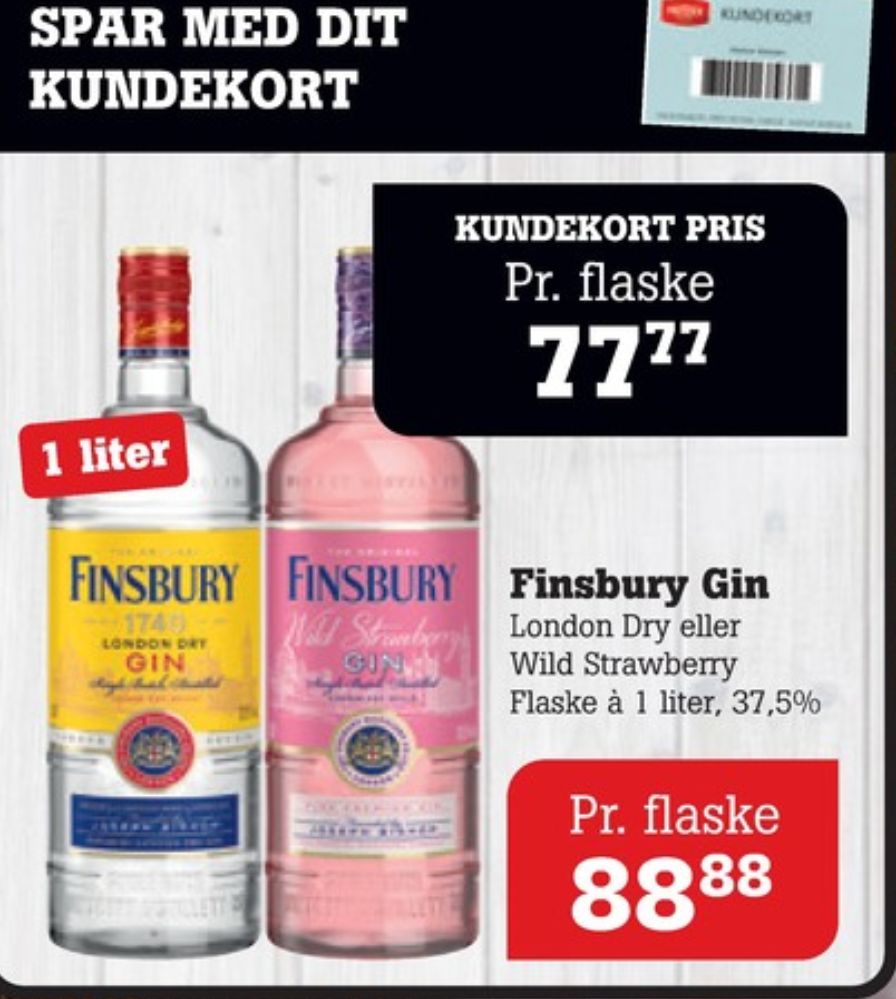 Finsbury London Dry, Gin