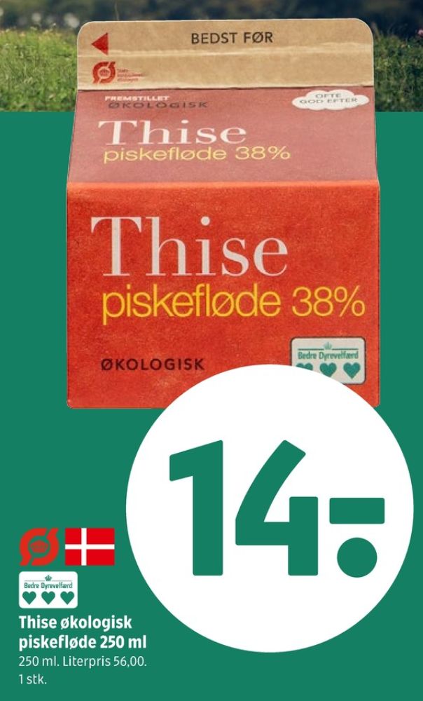 Thise, Piskefløde 38%