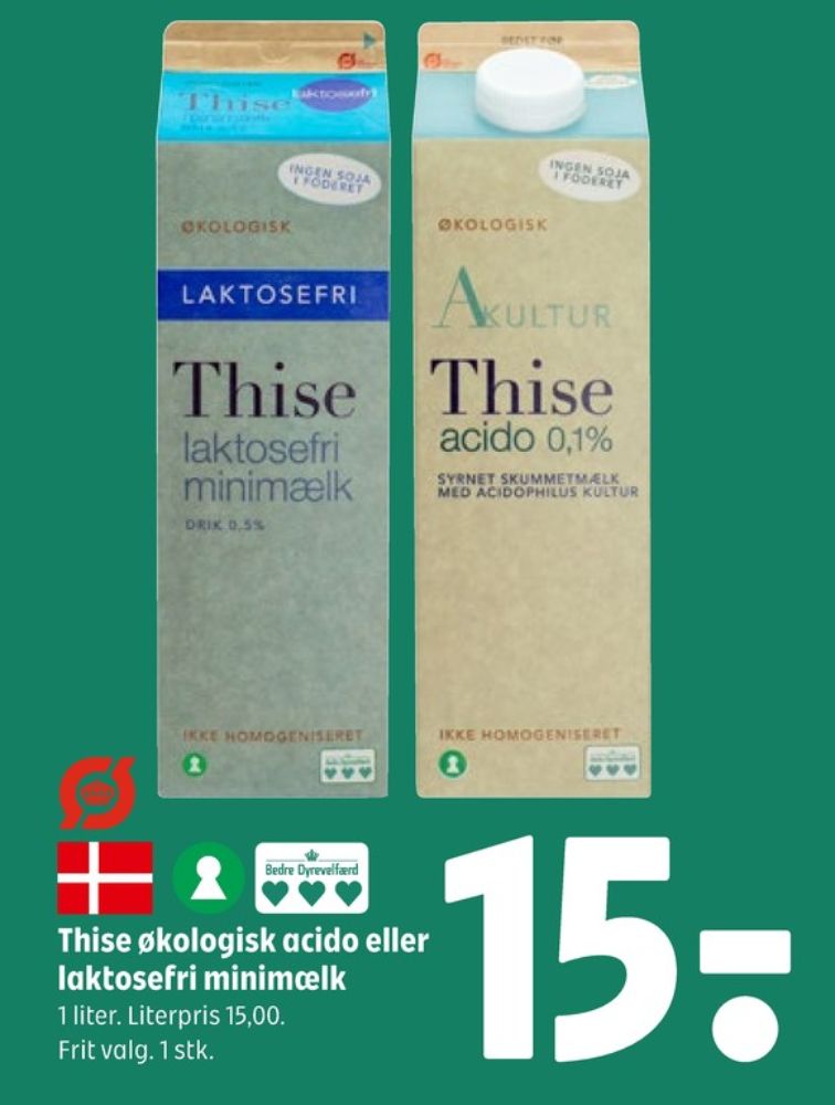Thise, Minimælk