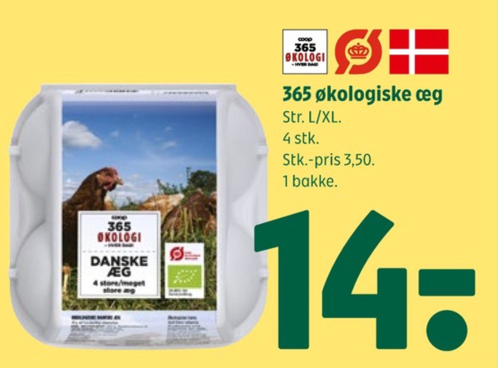 Coop 365, Danske æg L/XL