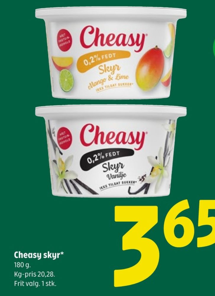 Cheasy, Vanilje Skyr 