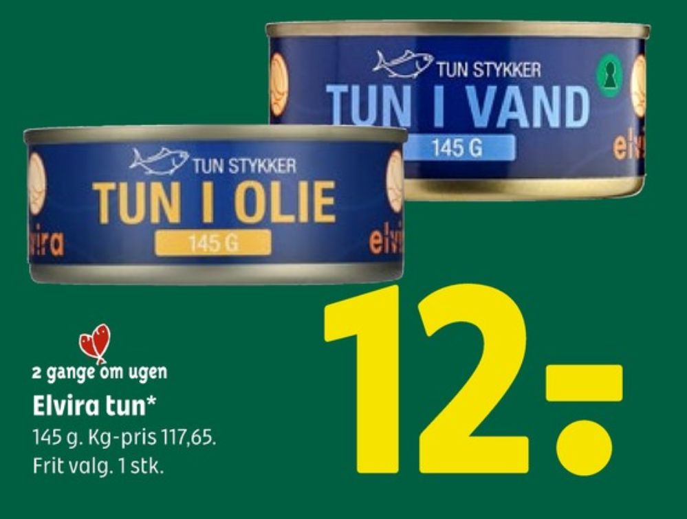 Elvira, Tun i olie