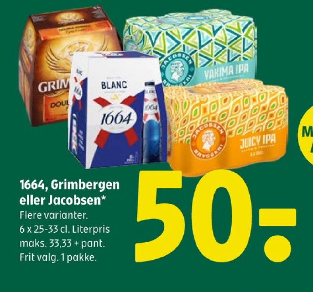 Kronenbourg 1664 Blanc 0,0%, Øl - Alkoholfri 6 pk.