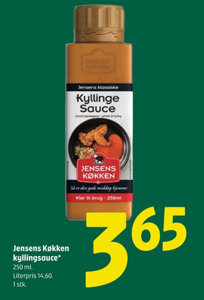Jensens Køkken, Kyllinge Sauce