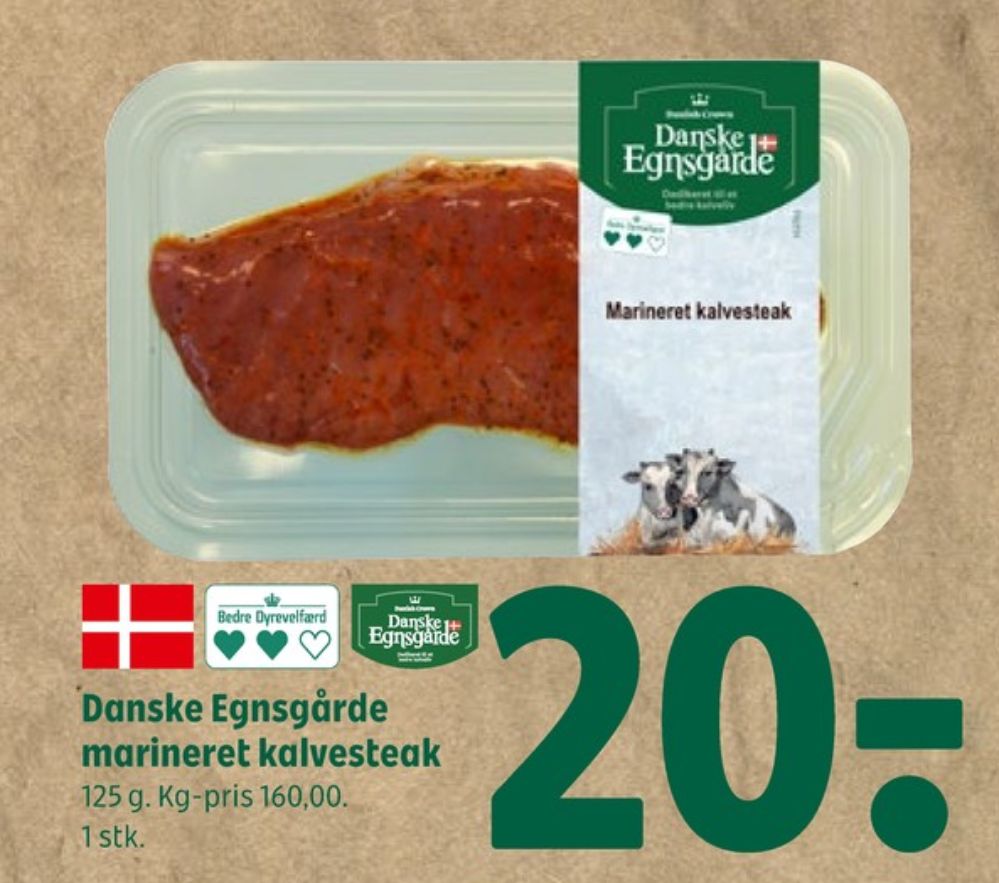 Danish Crown Danske Egnsgårde, Kalvesteaks