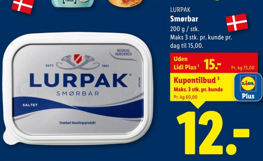 Lurpak, Smørbar