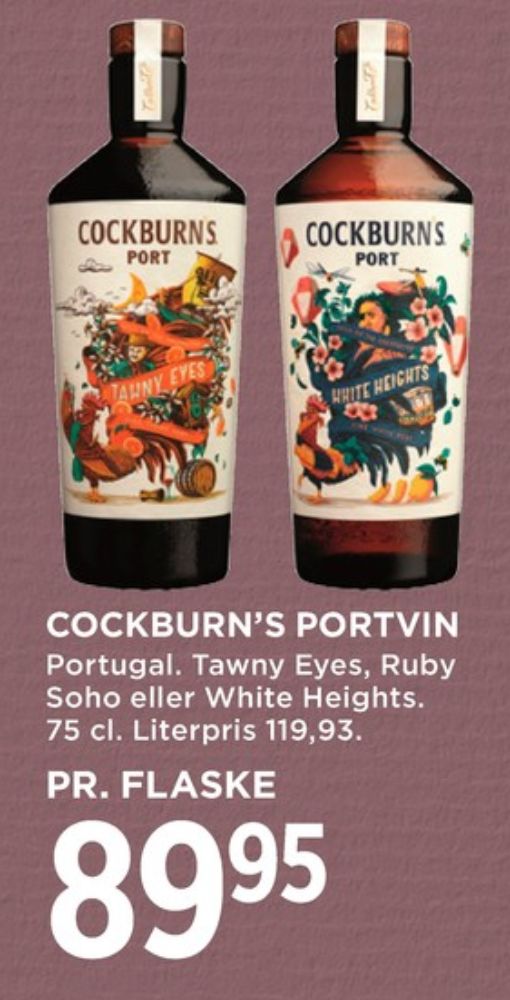 Cockburn's White Heights, Portvin