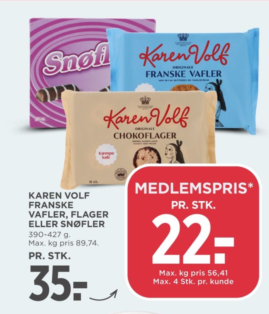 Karen Volf, Franske Vafler Original