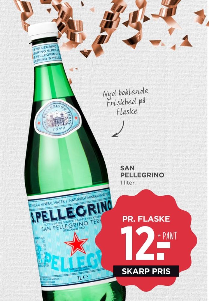 San Pellegrino, Mineralvand med brus