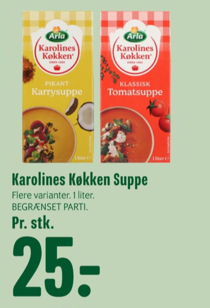 Karolines, Karrysuppe