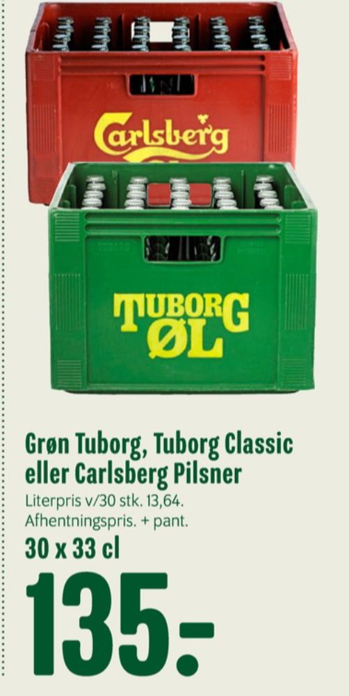 Tuborg Grøn, Øl