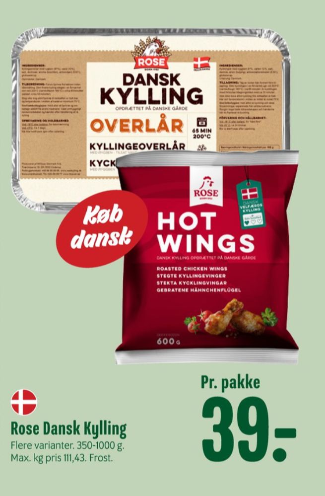 Rose, Kyllingeoverlår