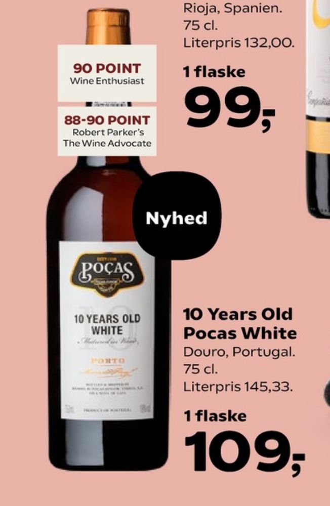 Pocas 10 Years Old White, Portvin
