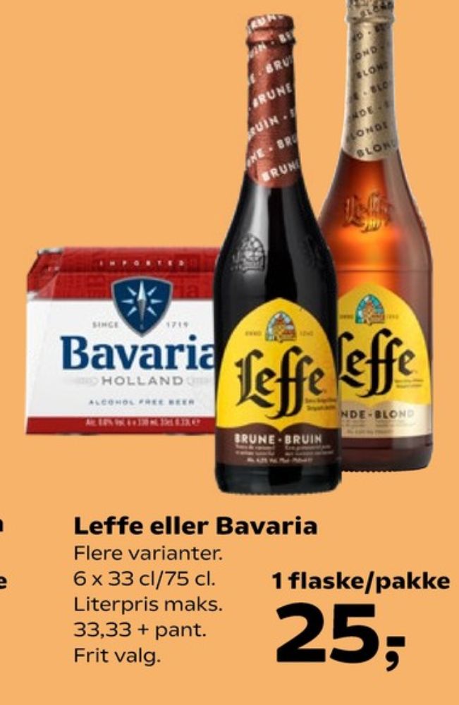 Bavaria, Øl - Alkoholfri 6 pk.