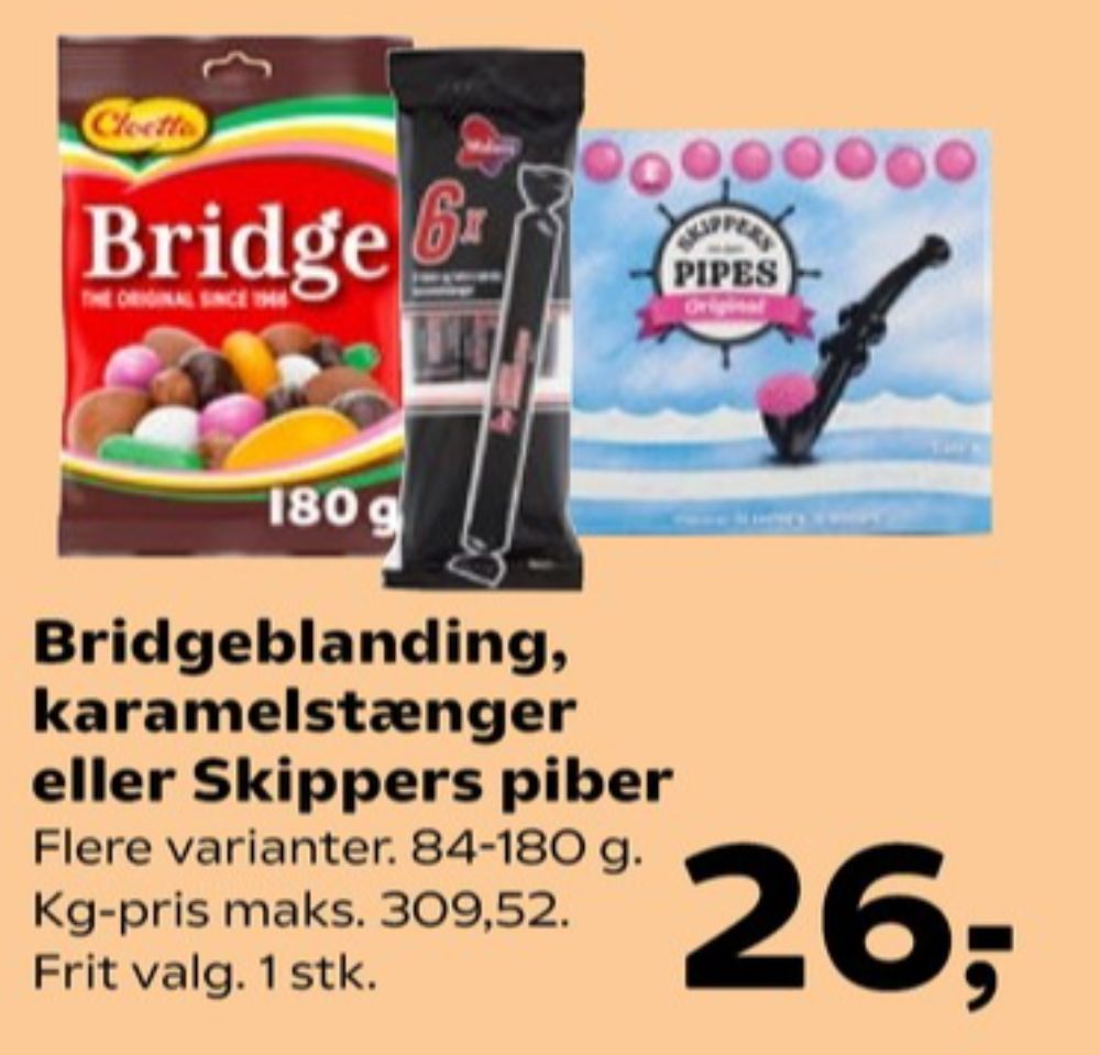 Carletti Bridgeblanding, Dragée