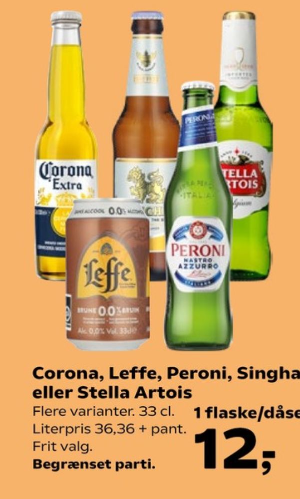 Leffe Brune 0,0%, Øl - Alkoholfri