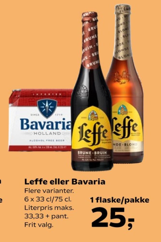 Bavaria, Øl - Alkoholfri 6 pk.