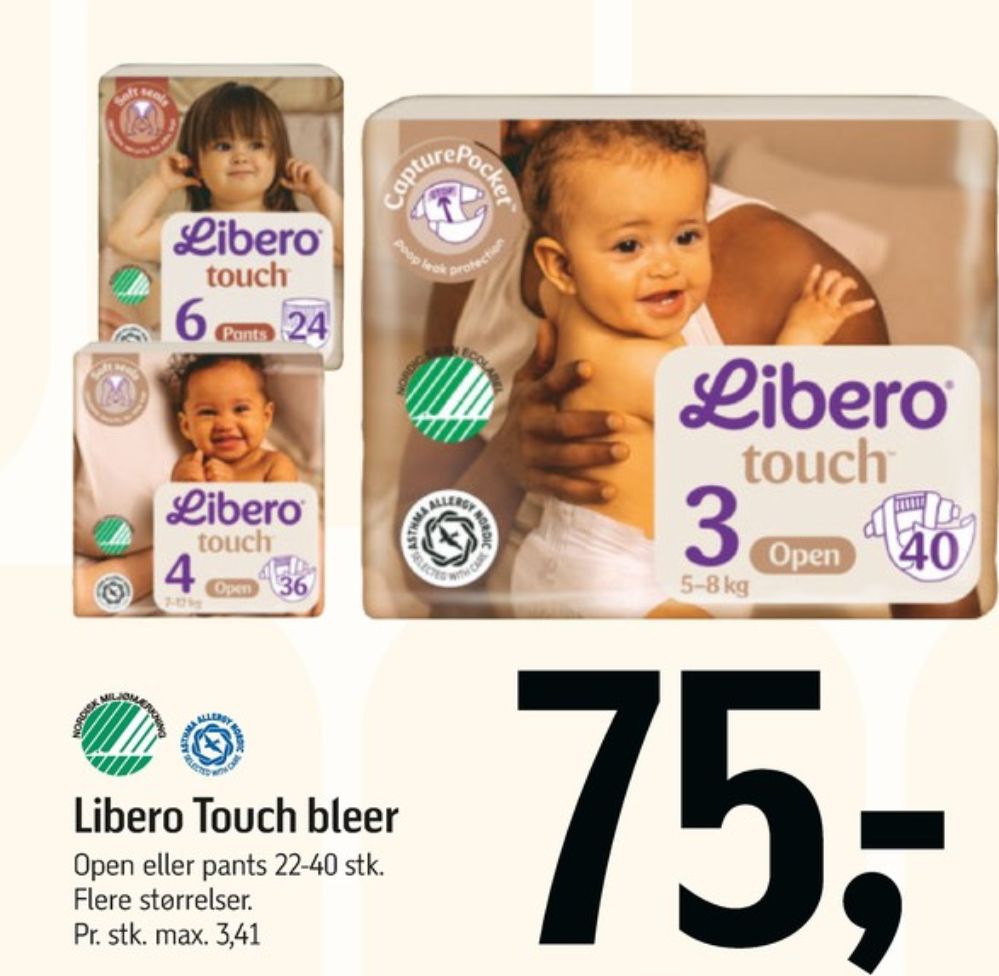 Libero Touch, Bleer str 3 5-9 kg