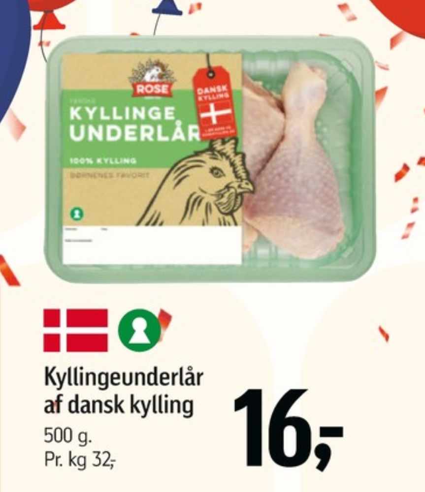 Rose, Kyllingeunderlår