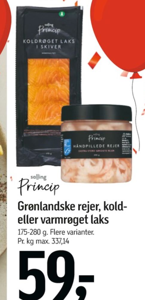 Salling Princip, Rejer