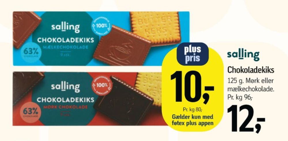 Salling, Chokoladekiks Mørk