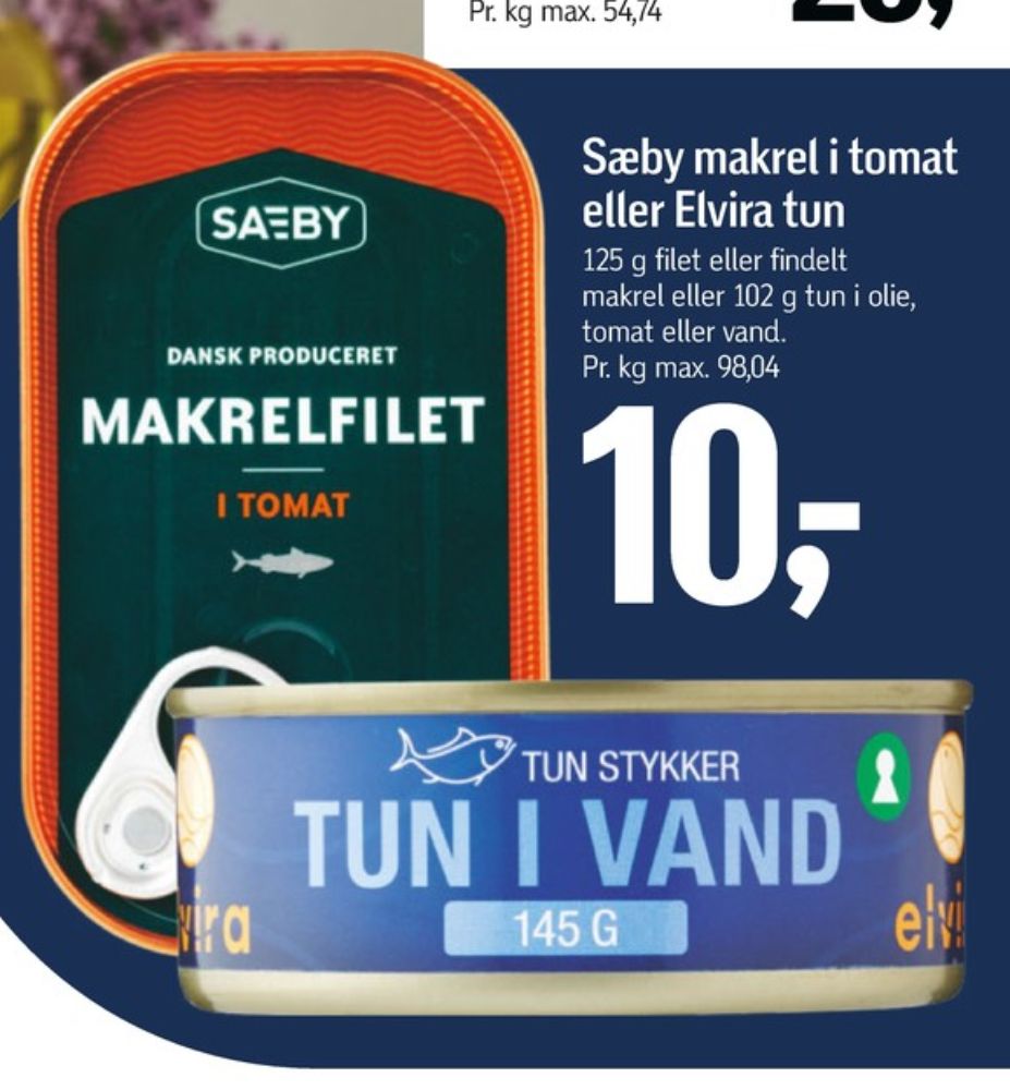 Elvira, Tun i olie