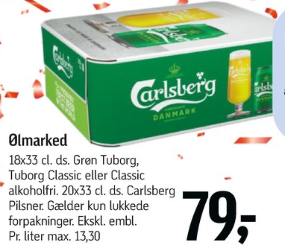 Carlsberg Pilsner, Øl 20 pk.