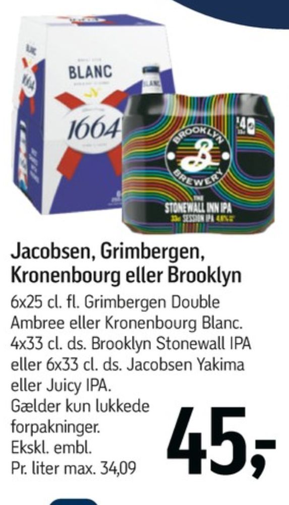 Kronenbourg 1664 Blanc, Specialøl 4 pk.