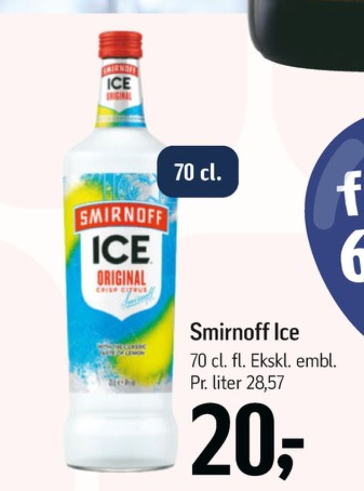 Smirnoff Ice Crisp Citrus, Vodka