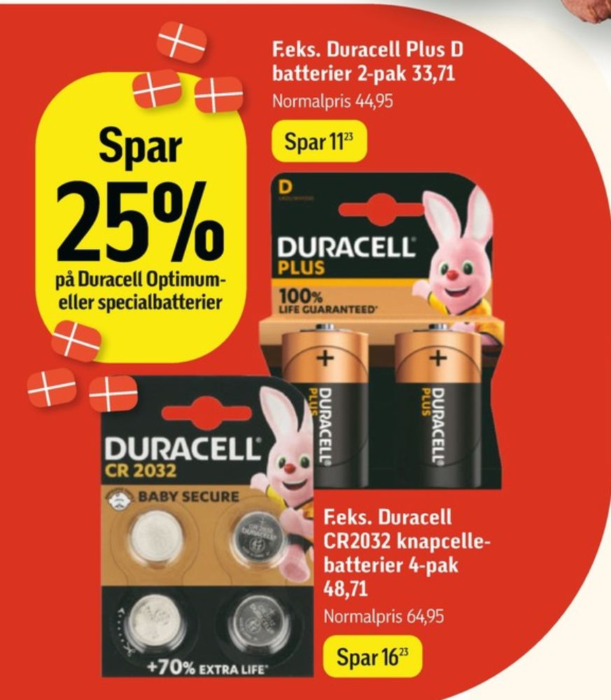 Duracell, Batterier
