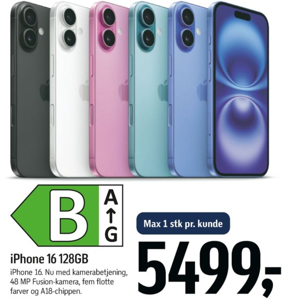 Apple Iphone 16, Mobiltelefon