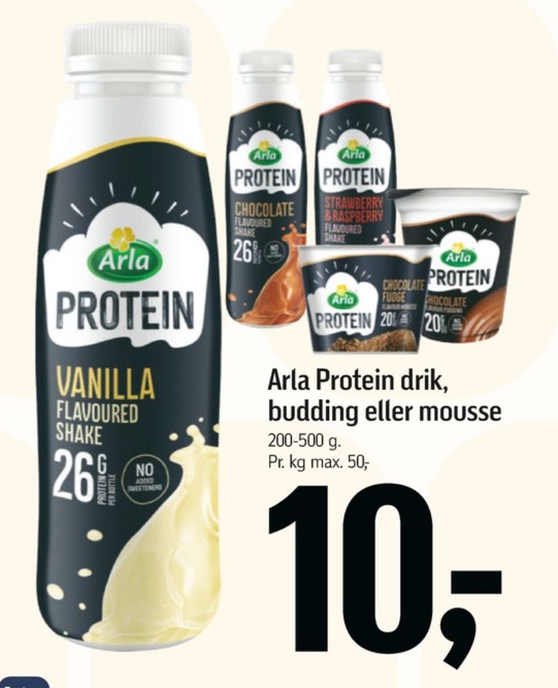 Arla Protein, Proteindrik Strawberry & Raspberry