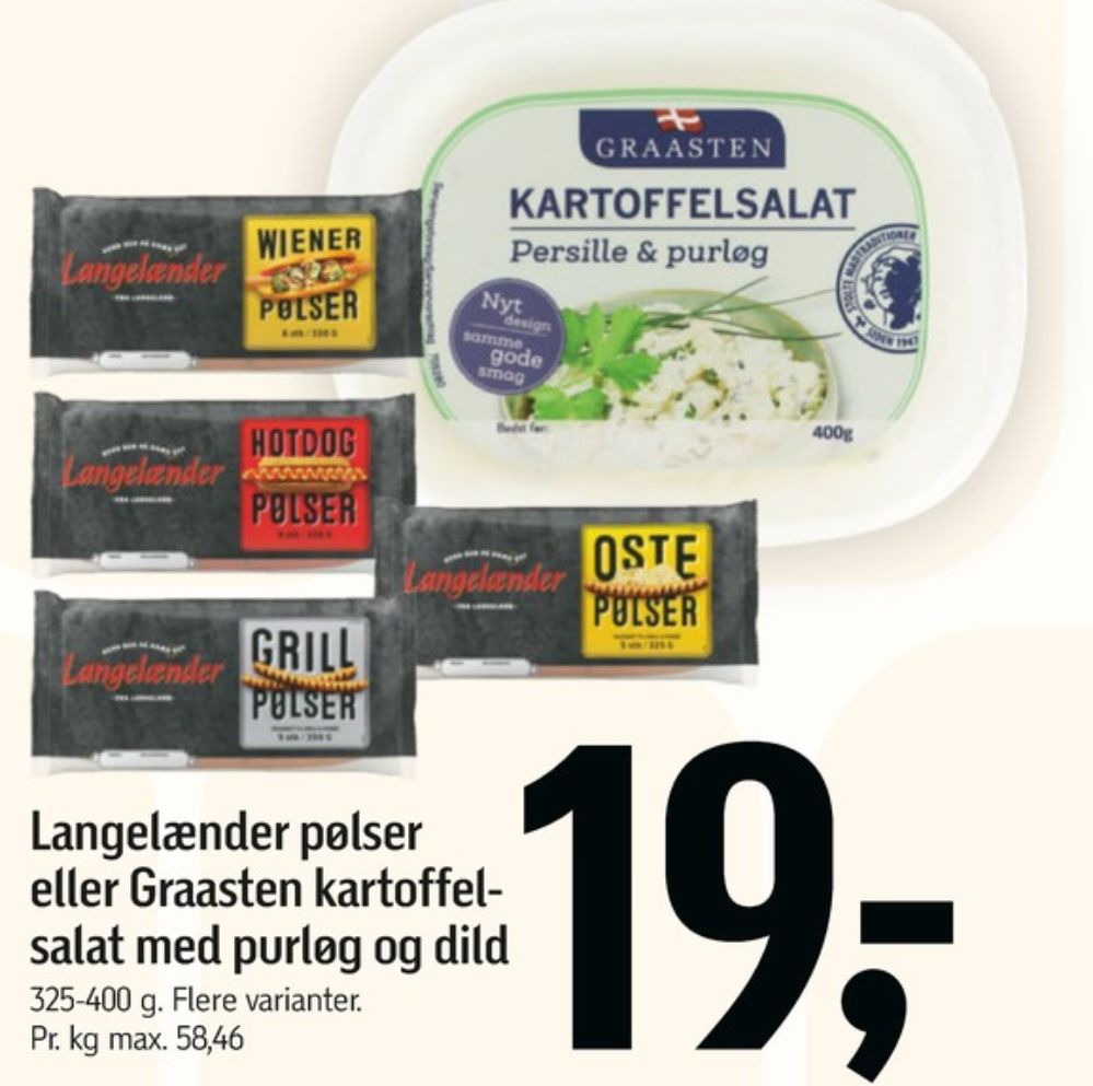 Langelænder, Grillpølser