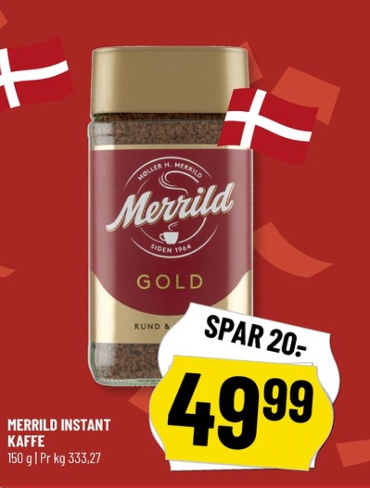 Merrild Gold, Instant Kaffe