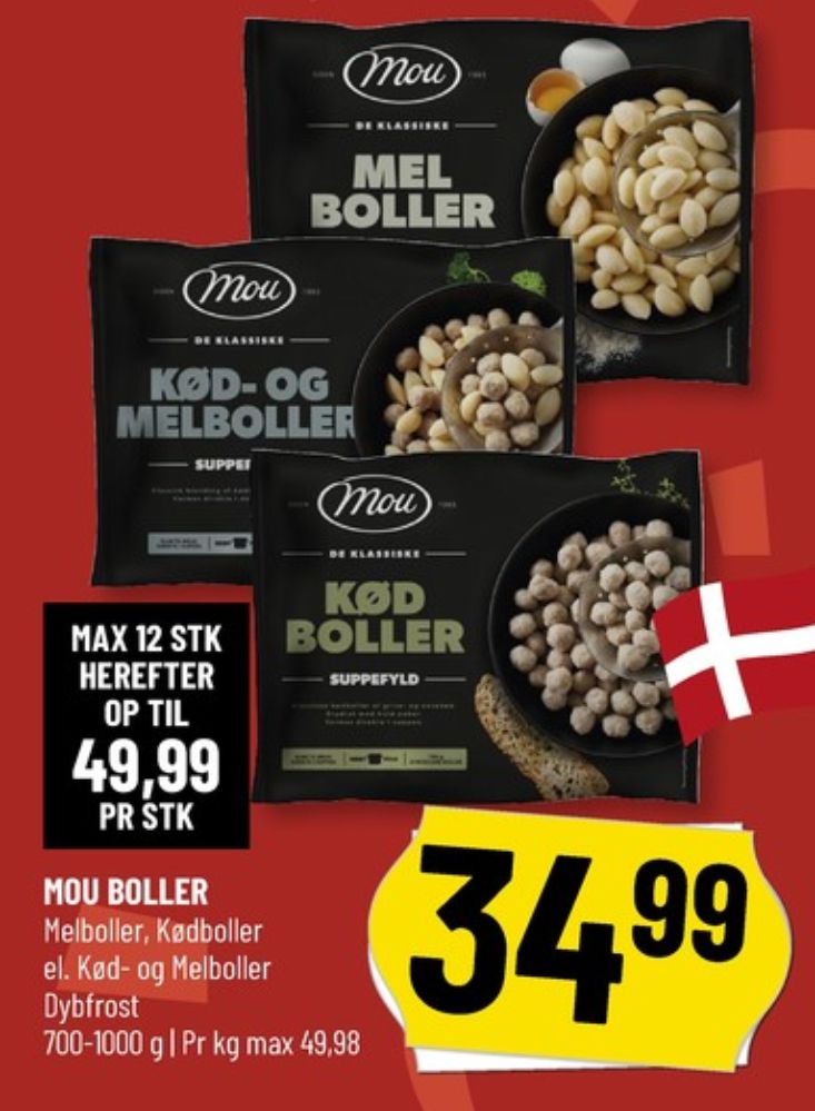 Mou, Melboller