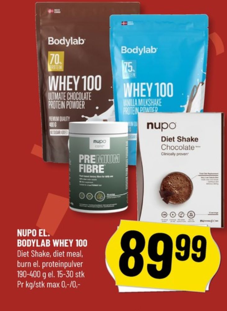 Nupo, Slankemiddel