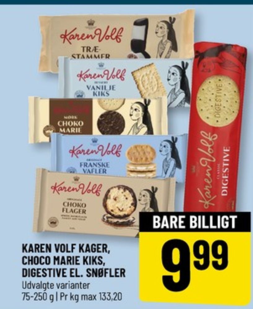 Karen Volf, Digestive kiks