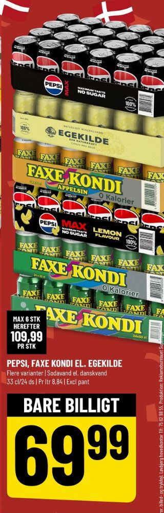 Faxe Kondi 0 Kalorier Appelsin, Appelsinsodavand 24 pk.