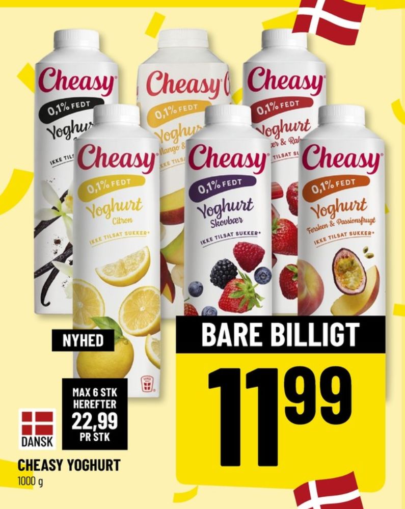 Cheasy, Skyr yoghurt Blåbær/Vanilje