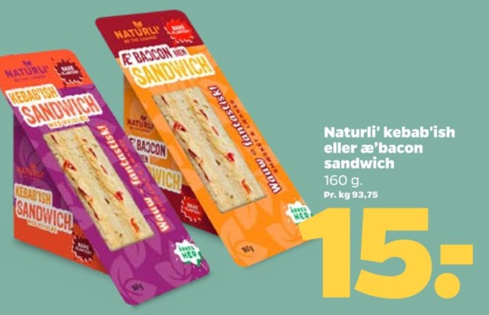 Naturli', Kebab´ish Sandwich