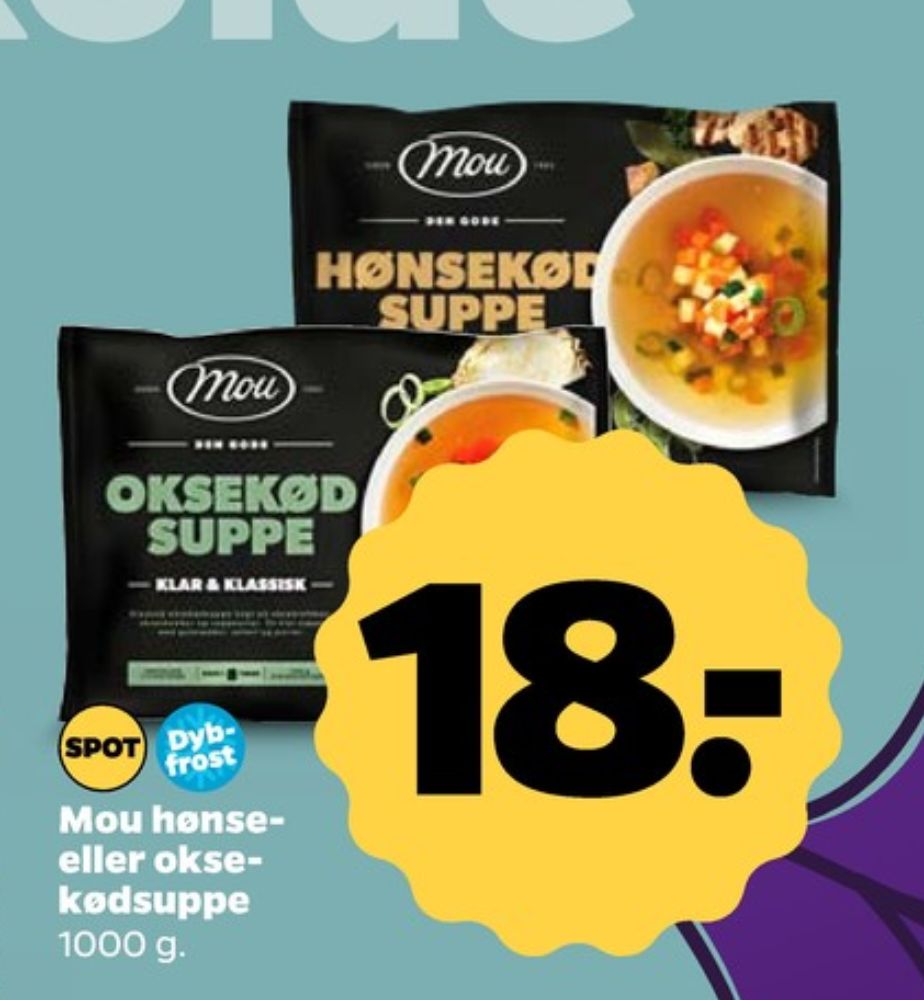 Mou Klar & Klassisk, Oksekødssuppe